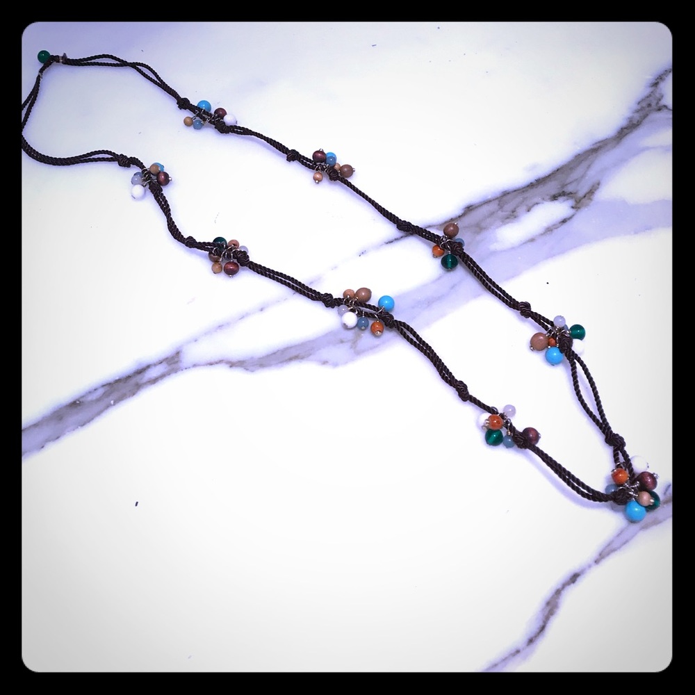 Beautiful long beaded necklace. Like new!